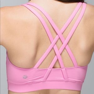 Lululemon Energy Bra size 6 Antique Pink